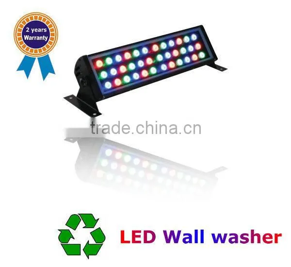 High power 72w IP65 RGB DMX led wall washer housing