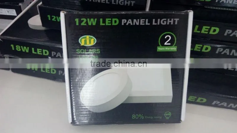3W/6W/9W/12W/18W/24W LED SURFACE PANEL LIGHT