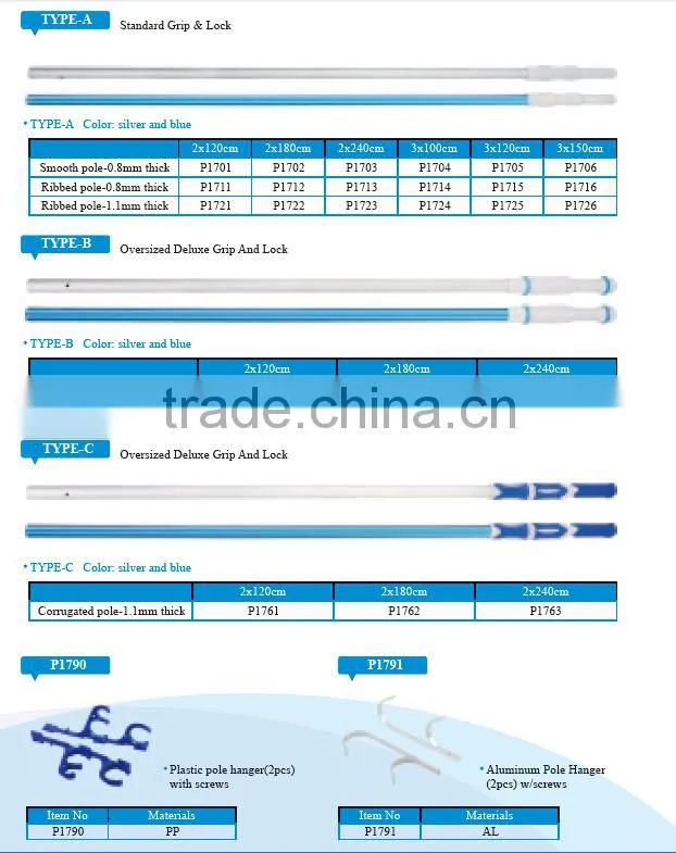 High quality telescpe Aluminum telescopic Pole Aluminum Extension Pole supplier