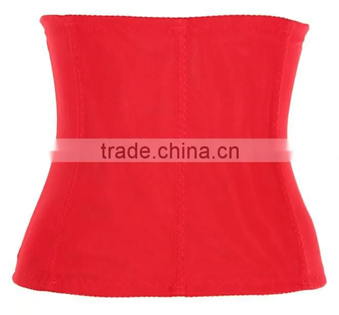 2015 Attractive open hot sex women photo bustiers 9 steel bone zipper latex corset
