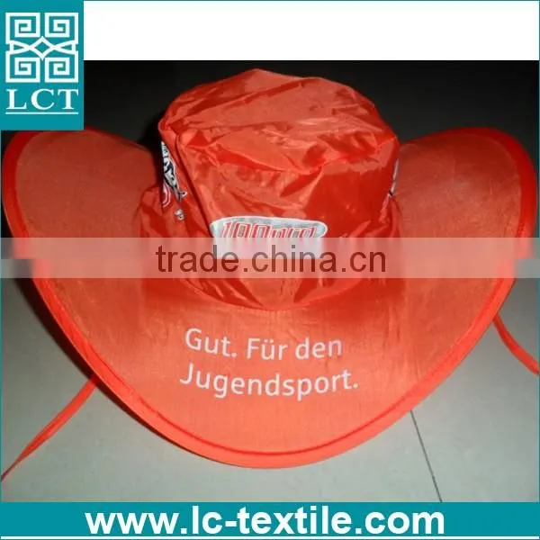 giveaways for promotion gift 190T nylon folding pouch cheap bucket hat LCTN1911