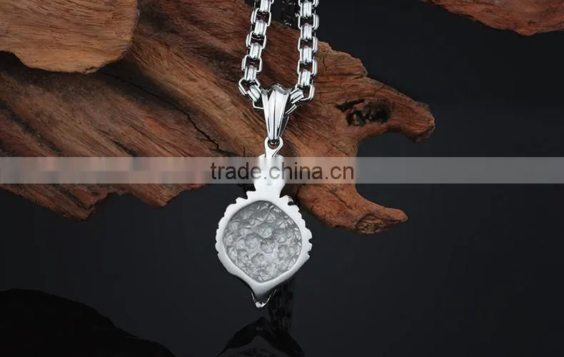 Newest fashion stainless steel casting and polish eagle pendant