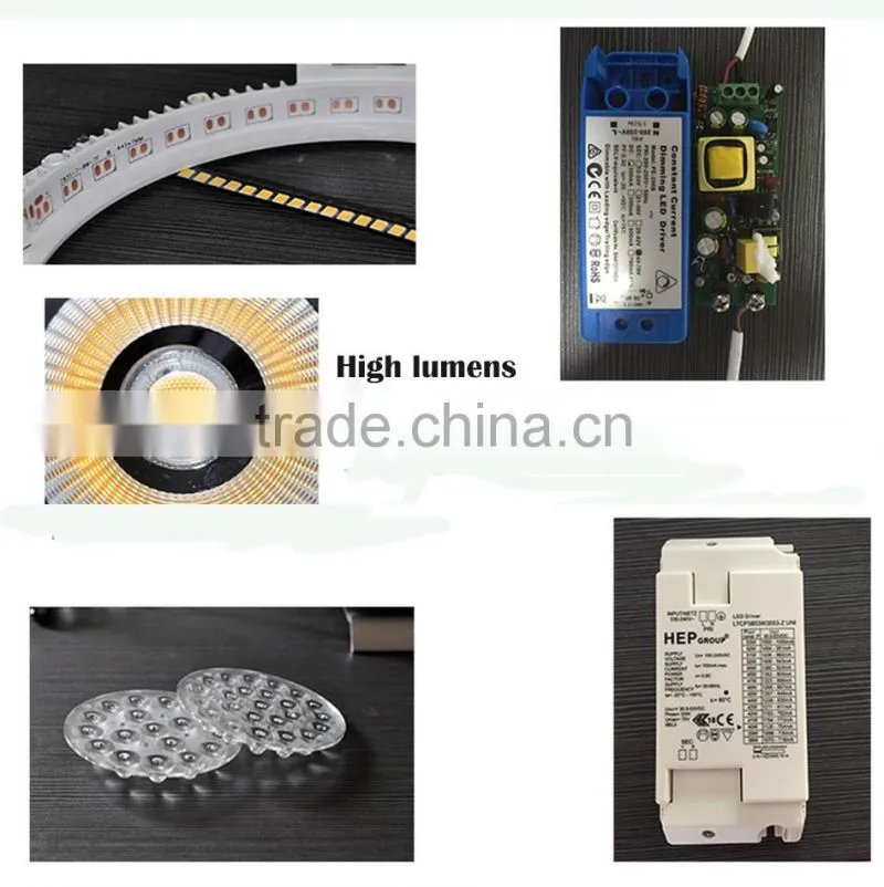 Driverless downlight/ceiling light 12w ip44 cob downlight led light ceiling led light