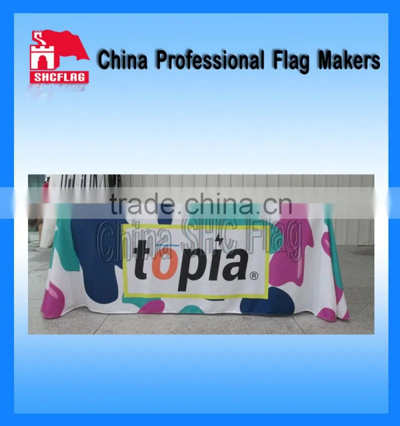 Custom design printed promotion ad table covers
