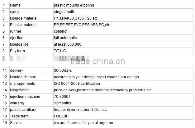 plastic mold manufacturer
