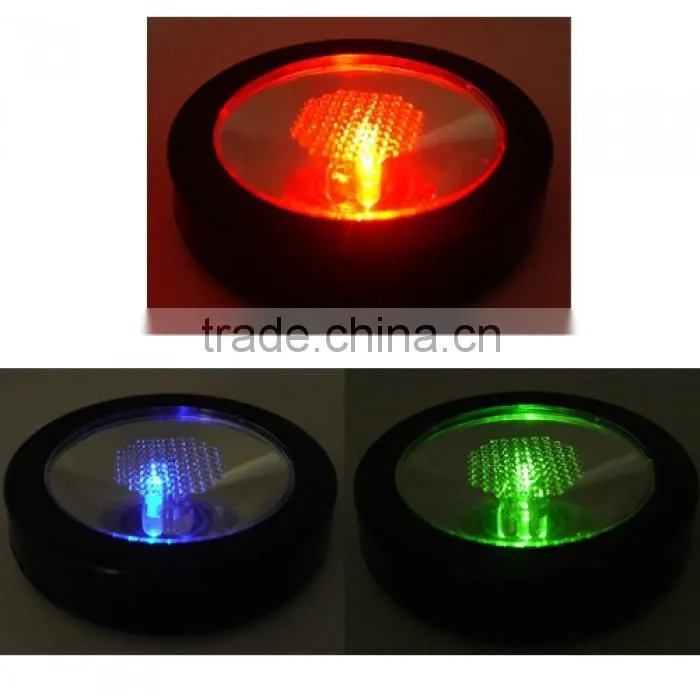 Cheap price factory direct sell colorful LED Bottle Coaster