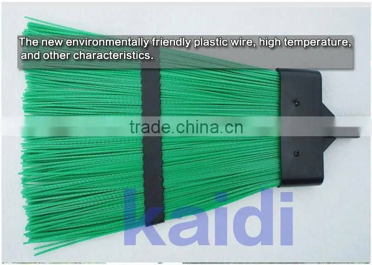 Long handle glass leaf broom