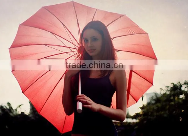 red heart shape umbrella for wedding,ladies umbrella