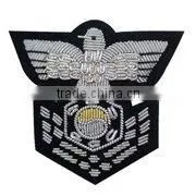 Customized India silk embroidery badge