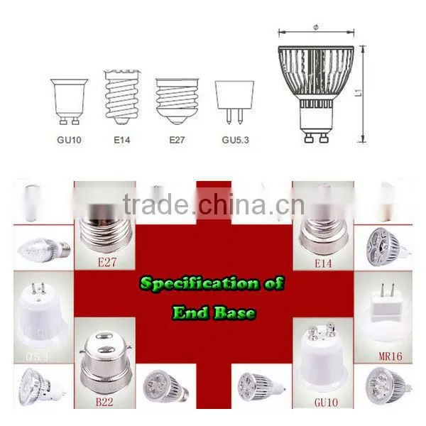 UL energy star CE RoHS CRI > 95 4W 5W 6W dimmable COB led gu 10