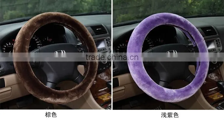 Hot sell !! ZHIXIA Brand High quality PU leather car steering wheel covers made in China