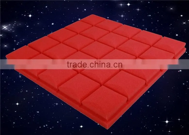 Acoustic walls insulation/colorful square sound proof sponge