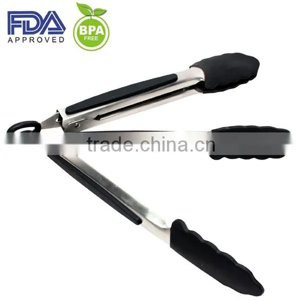 Kitchen Accessory Silicone Food Tong / Cooking Function of Food Tongs