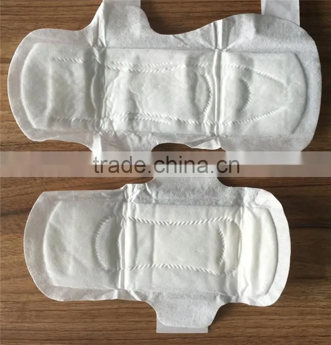 2016 New material eco-friendly sanitary pads for women biodegradable completely