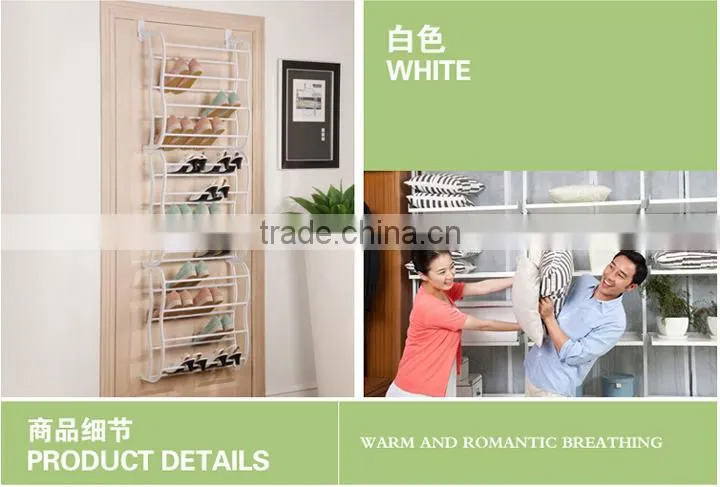 24 Pair Over Door Shoe shelves 8 tiers to hanger on door(FH-SR00488)