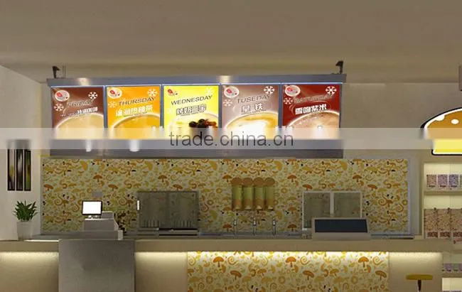 2015 New Shenzhen Fast Food Led Menu Sign