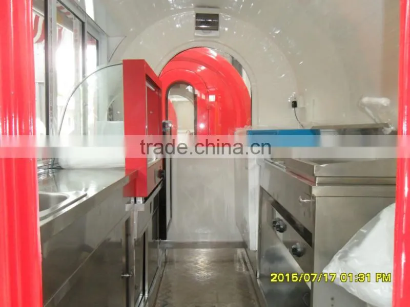 BBQ hot dog carts/french fry cart/food trolley cart for sale