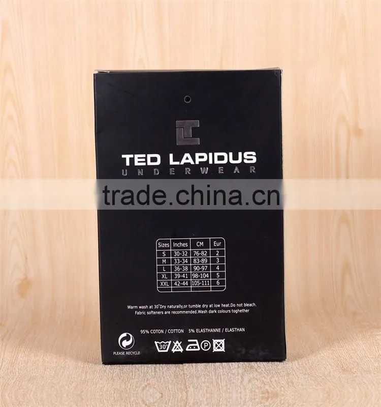 Custom design display pvc window clothing paper box packaging