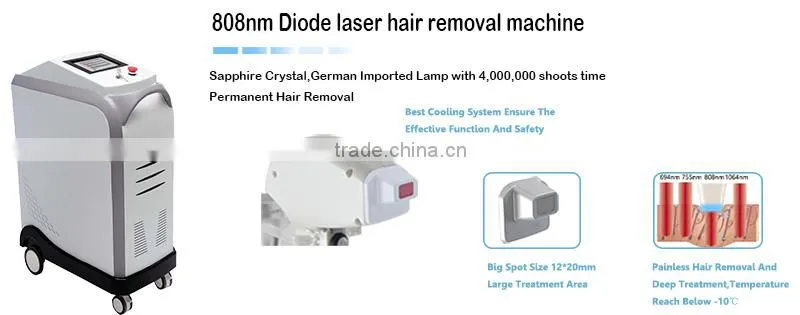 Medical equipments laser diode hair removal machine hair loss treatment diode laser 808