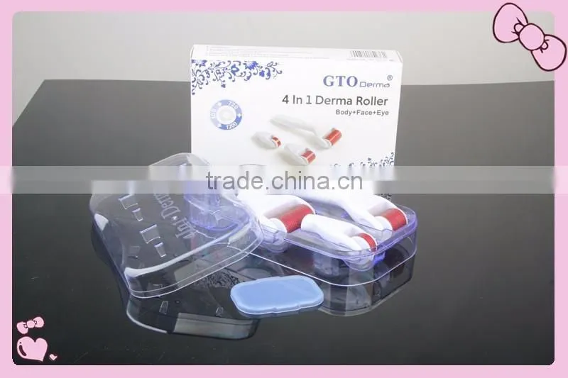 2017 newest 4 in 1 microneedle therapy sKin care derma roller