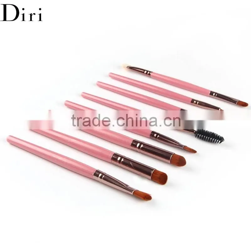 8Pcs Cosmetic Brushes Set Powder Foundation Eyeshadow Eyebrow Eyeliner Lip Brush