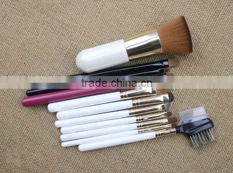 Handmade high quality makeup brush set