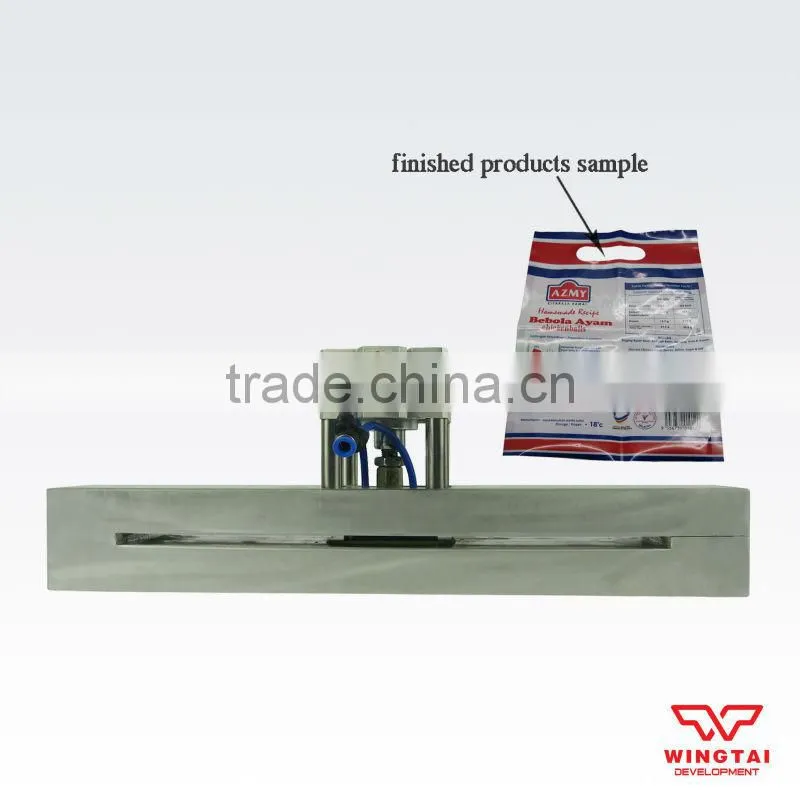 Lengthened pneumatic hole punching machine
