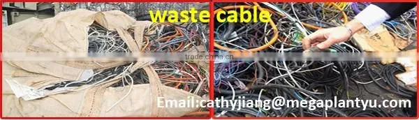 Waste scrap copper wire Granulator/Waste Wire Crushin Recycling Machine for Sale Price