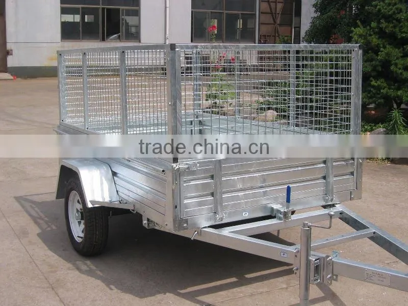 2015 new products -8x5 galvanised caged Trailer