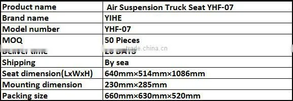 (YHF-07)Air suspension seat