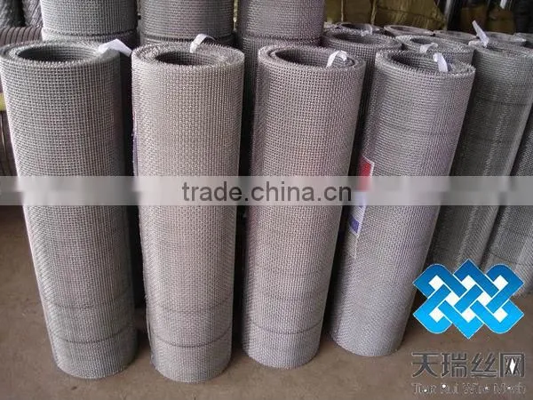 stainless steel crimped woven wire mesh