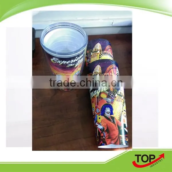 hot-sale plastic drinking cup with lid for ice water