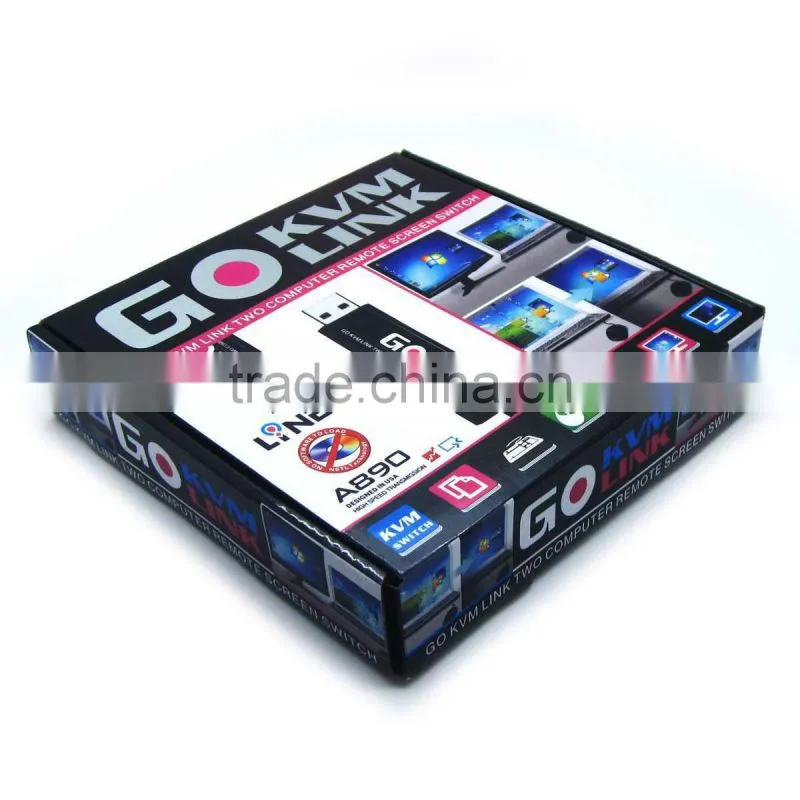 USB2.0 two computers desktop screen switch file transfer keyboard mouse srapbook