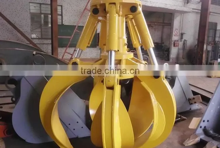 Excavator scrap grab