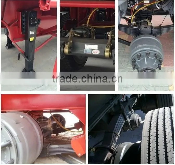 Sino Truck skeleton container carrier Truck 20ft container chassis semi trailer for sale