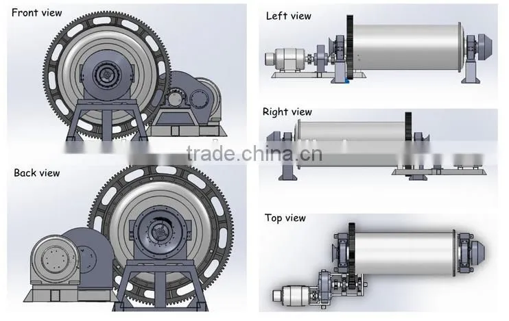 supply cement plant machine, cement ball mill, Ball grinding Mill