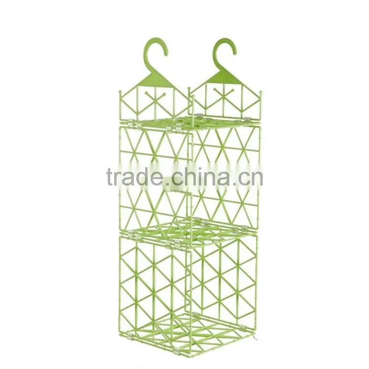 DIY Plastic Hanging Storage Organizer