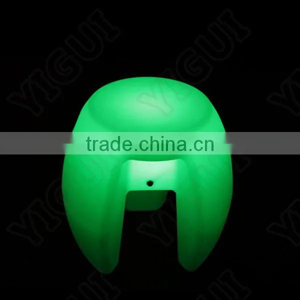 made in China bar stool Colorful plastic rechargeable led kitchen bar chair