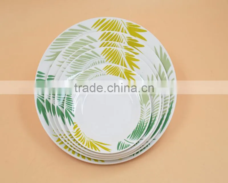 High white ceramic porcelain dinner set