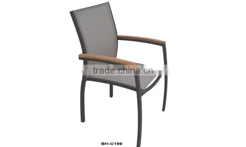 New Garden Sling Furniture Poolside Sun Lounger