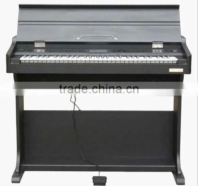 Glossy red color pure piano tone 88 key hammer action keyboard electric piano