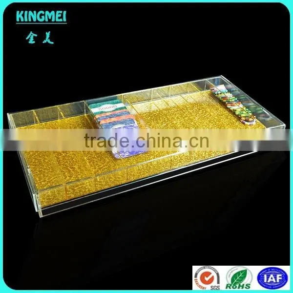 Manufacturing Clear Acrylic Divided Display Trays With Clear Lid