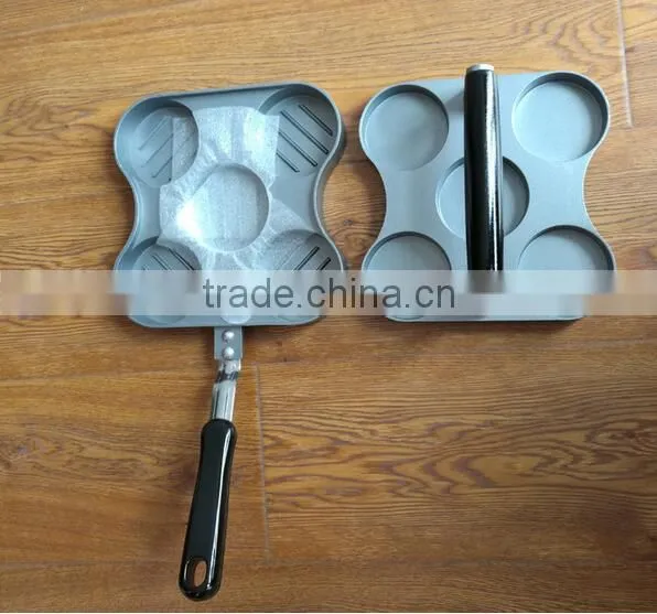5 section LFGB standard aluminum hamburger press