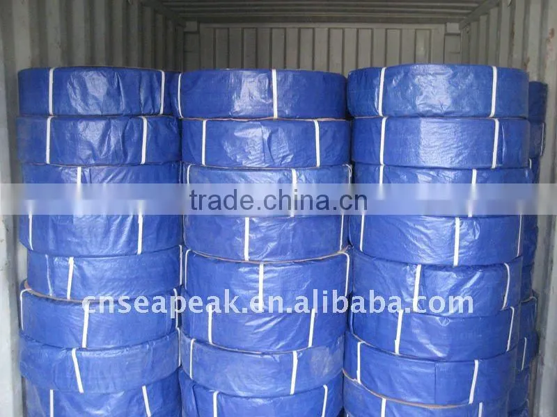 PVC layflat hose with blue color