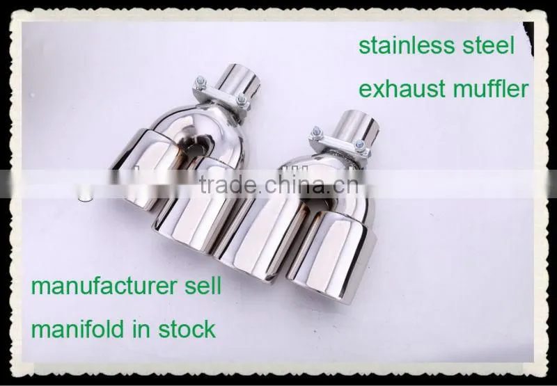 car Exhaust muffler dual tips
