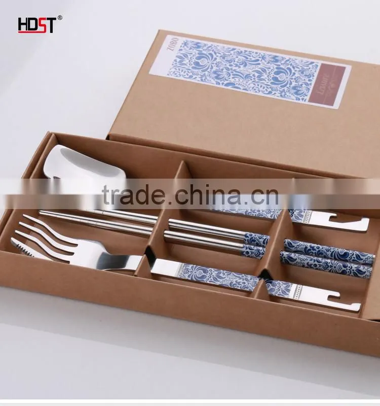 Promotional Fork And Spoon Gift Set With Cheap Price