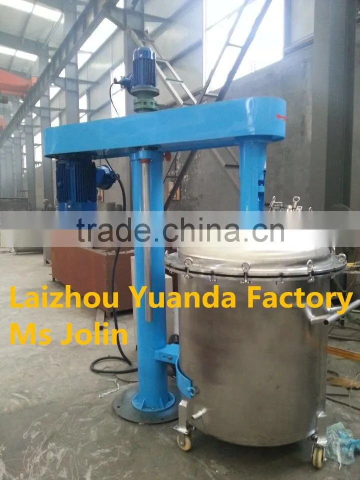 Automatic Lifting Dispersing Vacuum Mixer Tank