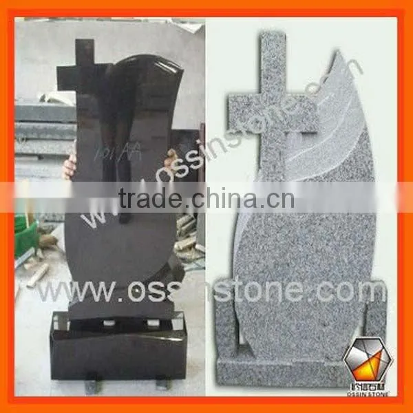Black Granite Tombstone TS012