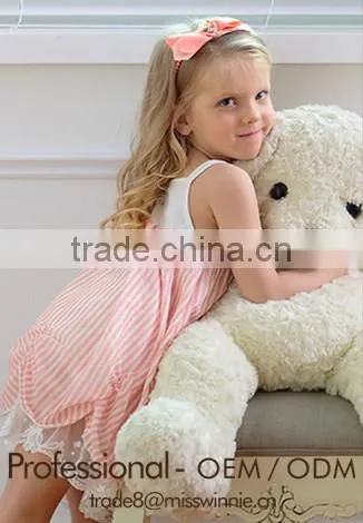 new summer girls custom chiffon no sleeve dress sundress