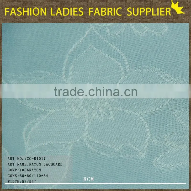 hot sales 100% pure rayon dobby fabric for suit and pants solid jacquard fabric jacquard rayon fabric